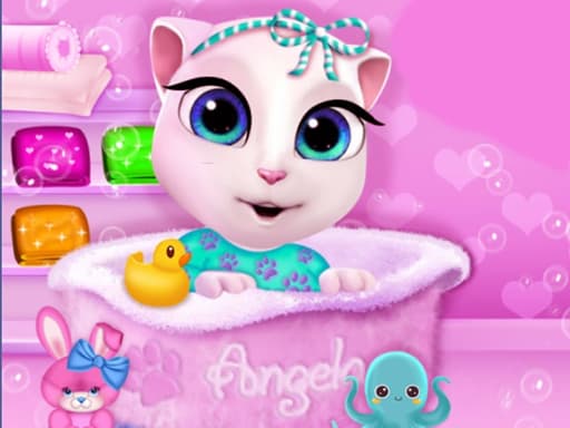 Baby Angela Bathing Time