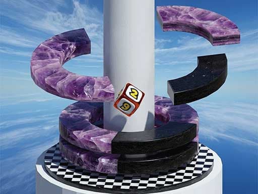 Dice Helix Drop